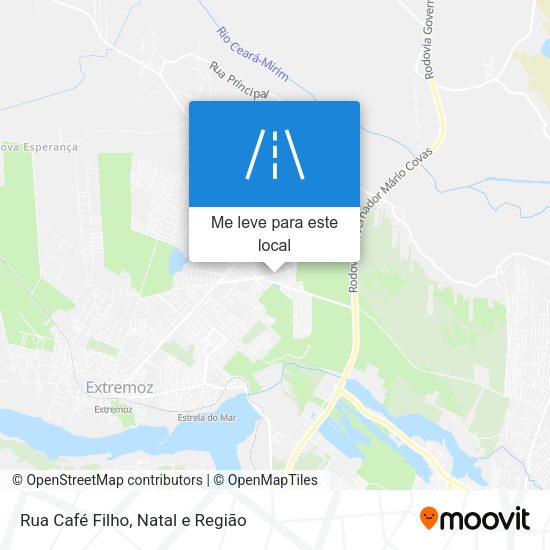 Rua Café Filho mapa