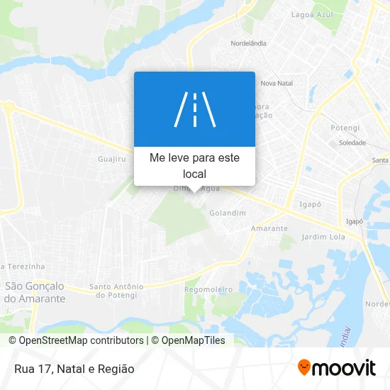 Rua 17 mapa