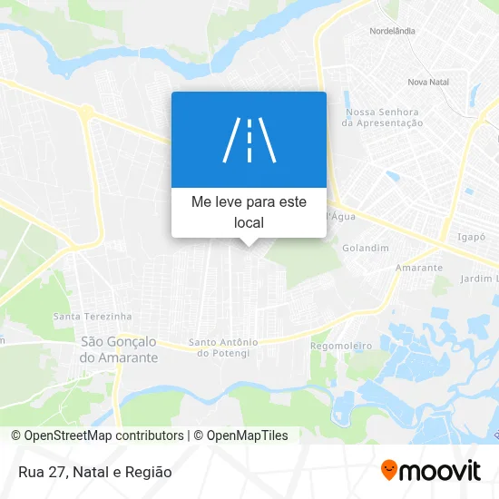 Rua 27 mapa