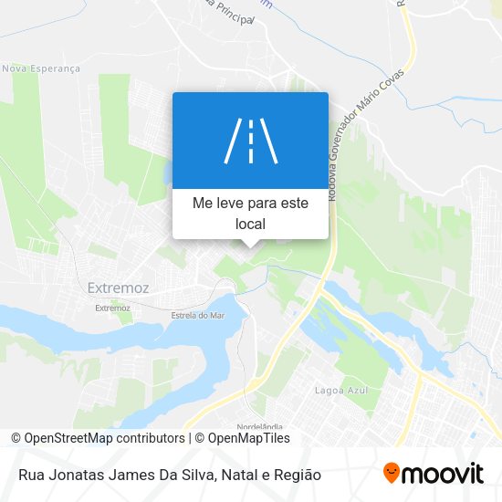 Rua Jonatas James Da Silva mapa