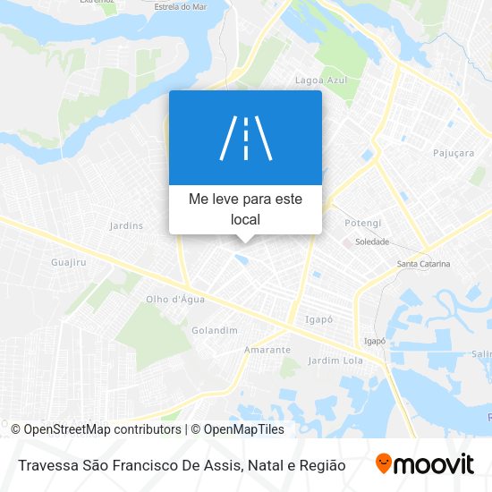Travessa São Francisco De Assis mapa