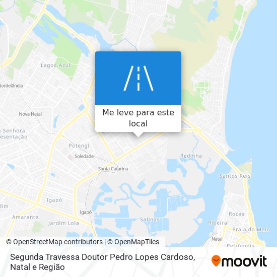 Segunda Travessa Doutor Pedro Lopes Cardoso mapa