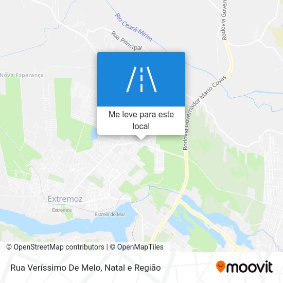 Rua Veríssimo De Melo mapa
