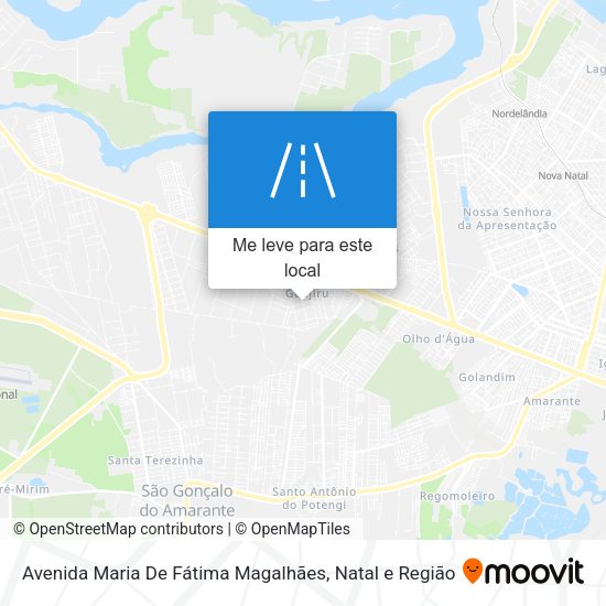 Avenida Maria De Fátima Magalhães mapa