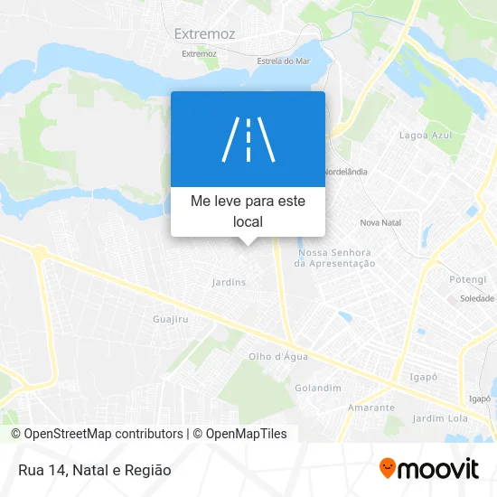 Rua 14 mapa