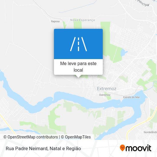 Rua Padre Neimard mapa