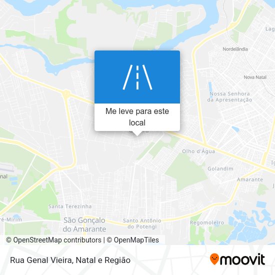 Rua Genal Vieira mapa