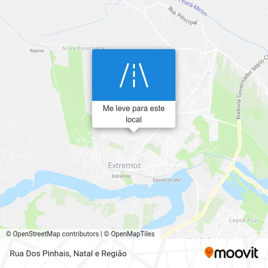 Rua Dos Pinhais mapa