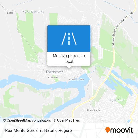 Rua Monte Gerezim mapa
