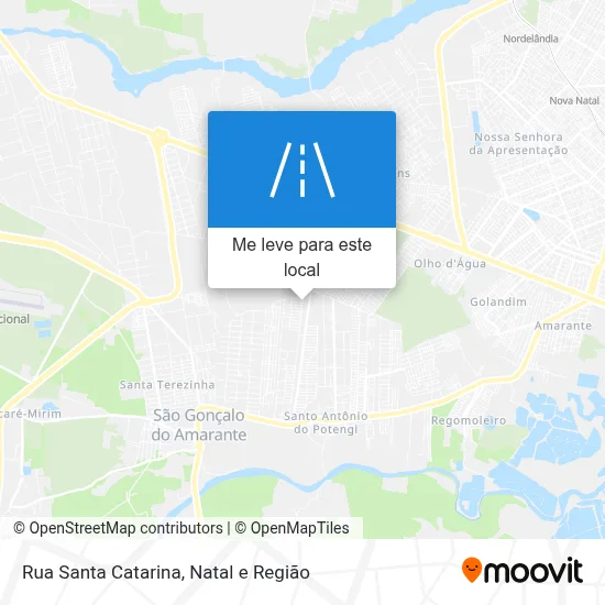 Rua Santa Catarina mapa