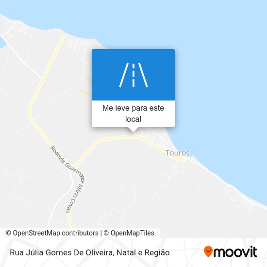 Rua Júlia Gomes De Oliveira mapa