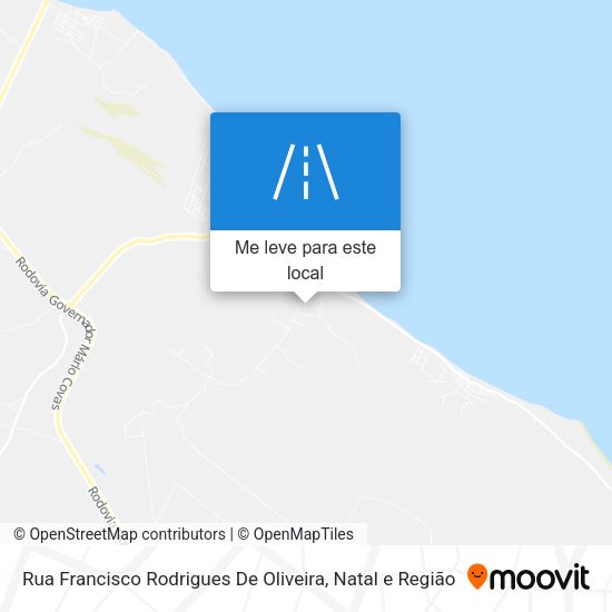 Rua Francisco Rodrigues De Oliveira mapa