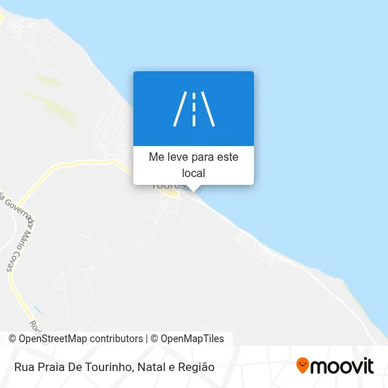 Rua Praia De Tourinho mapa
