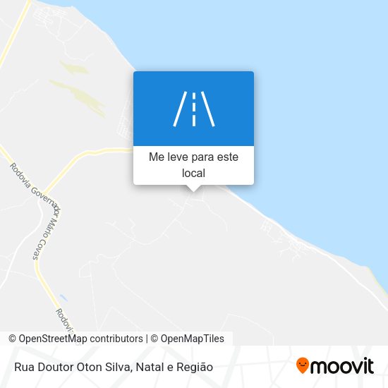 Rua Doutor Oton Silva mapa