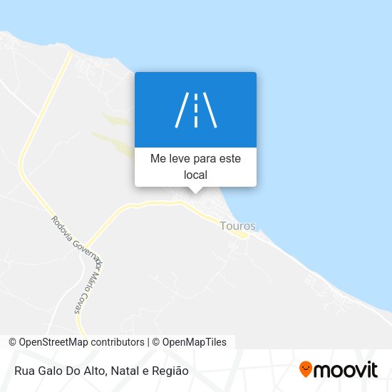 Rua Galo Do Alto mapa