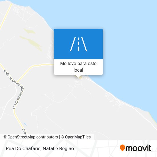 Rua Do Chafaris mapa