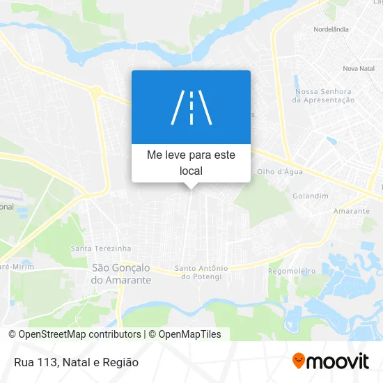 Rua 113 mapa