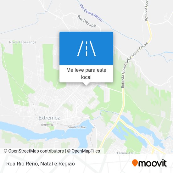 Rua Rio Reno mapa