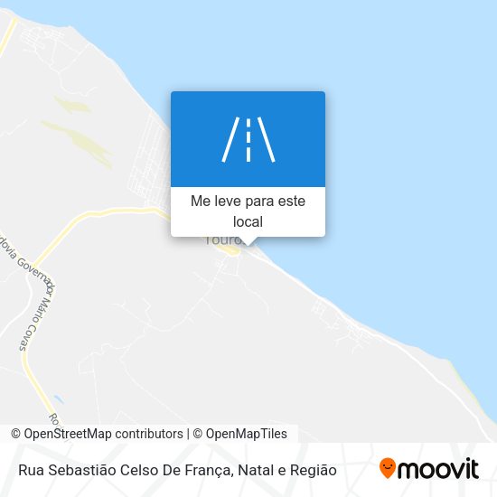 Rua Sebastião Celso De França mapa
