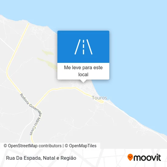 Rua Da Espada mapa