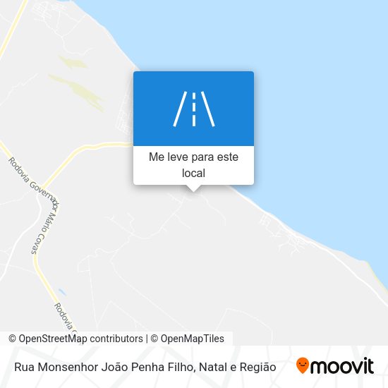 Rua Monsenhor João Penha Filho mapa