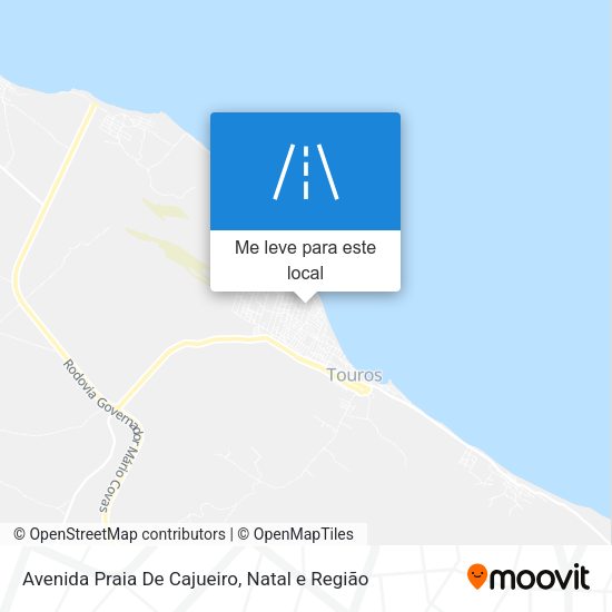 Avenida Praia De Cajueiro mapa