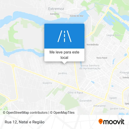 Rua 12 mapa