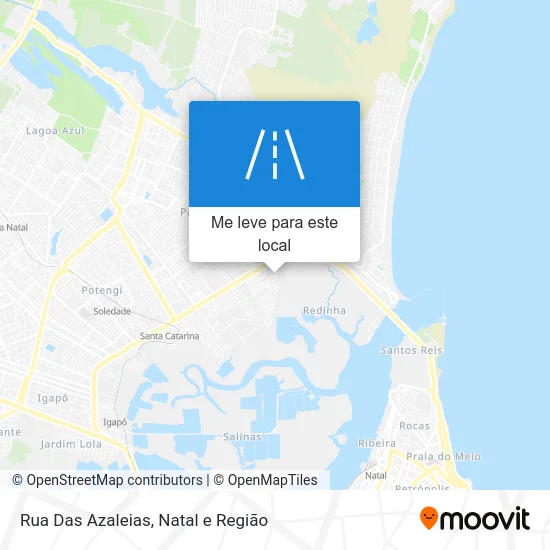 Rua Das Azaleias mapa