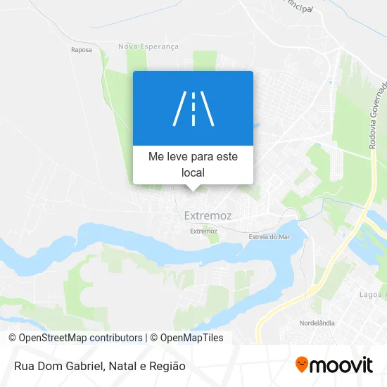 Rua Dom Gabriel mapa