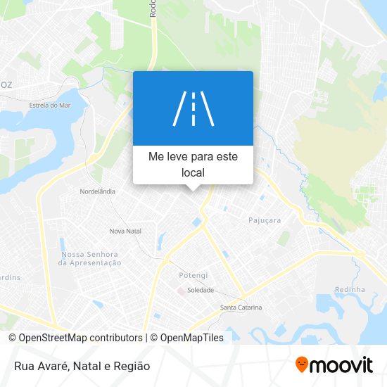 Rua Avaré mapa