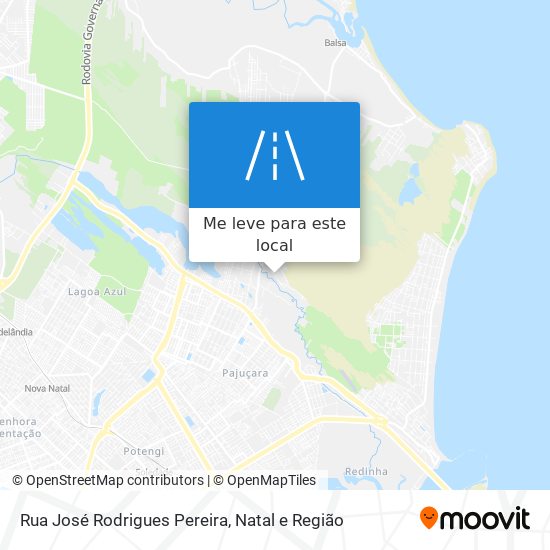 Rua José Rodrigues Pereira mapa