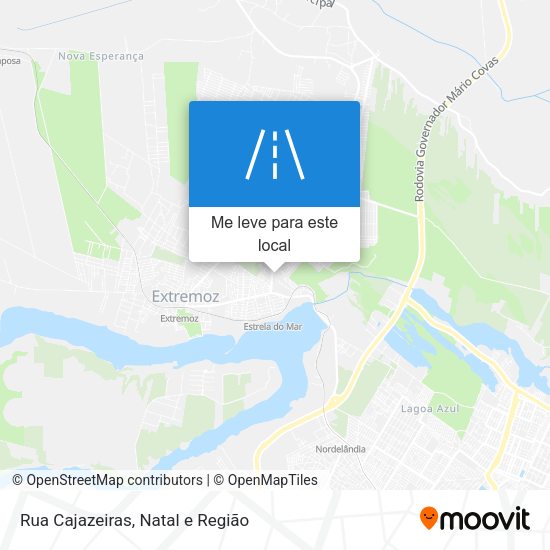 Rua Cajazeiras mapa