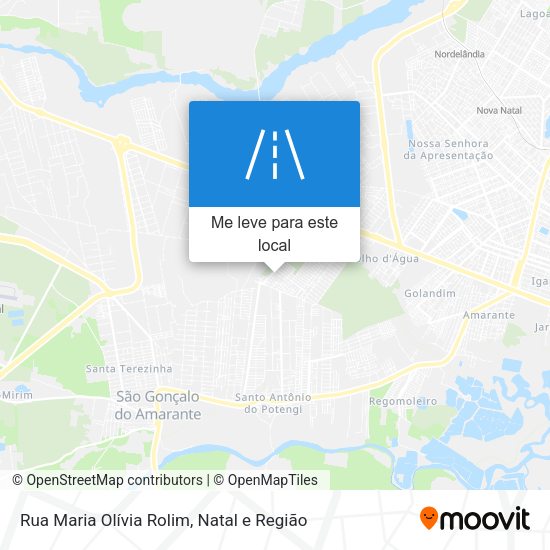 Rua Maria Olívia Rolim mapa