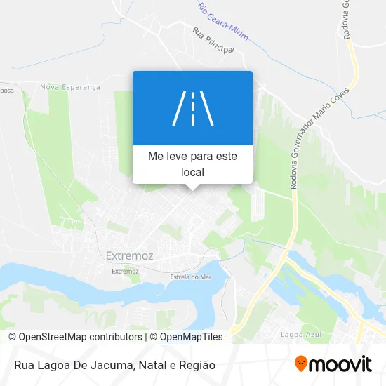 Rua Lagoa De Jacuma mapa