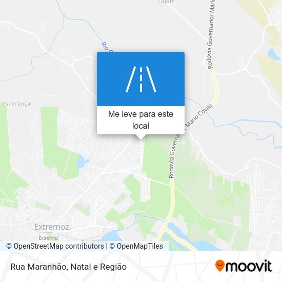 Rua Maranhão mapa