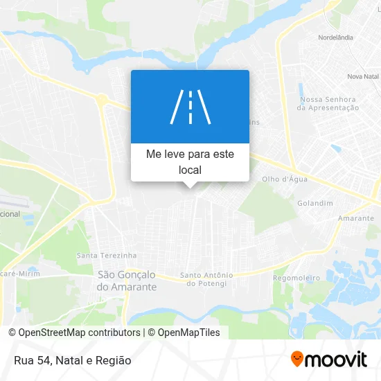 Rua 54 mapa