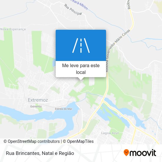 Rua Brincantes mapa
