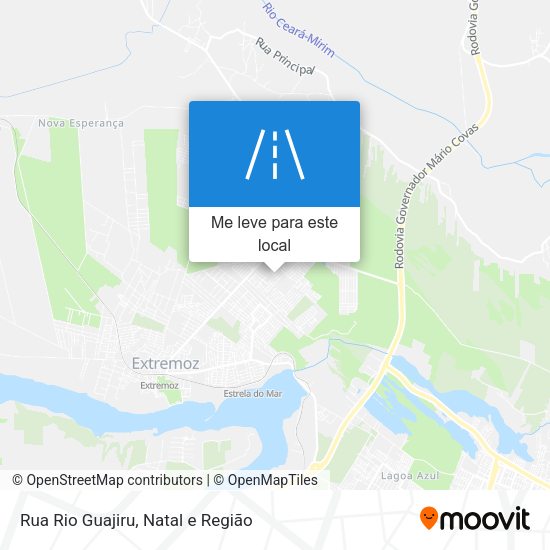 Rua Rio Guajiru mapa
