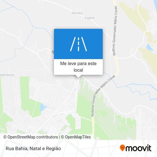 Rua Bahia mapa