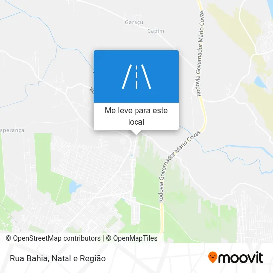 Rua Bahia mapa