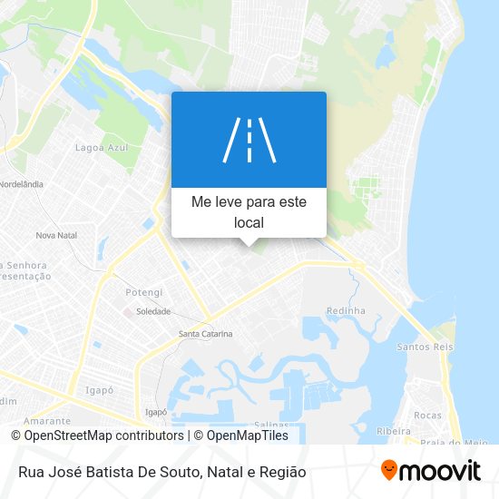 Rua José Batista De Souto mapa