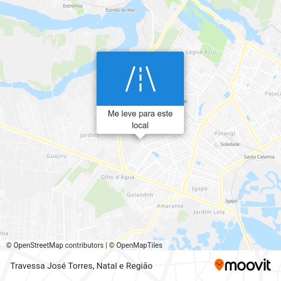 Travessa José Torres mapa