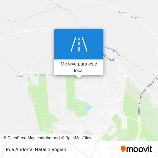 Rua Andorra mapa