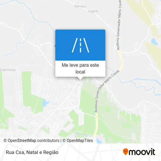 Rua Csa mapa