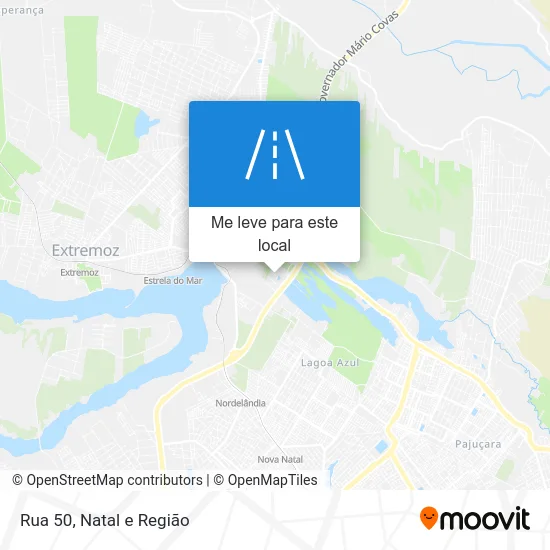 Rua 50 mapa