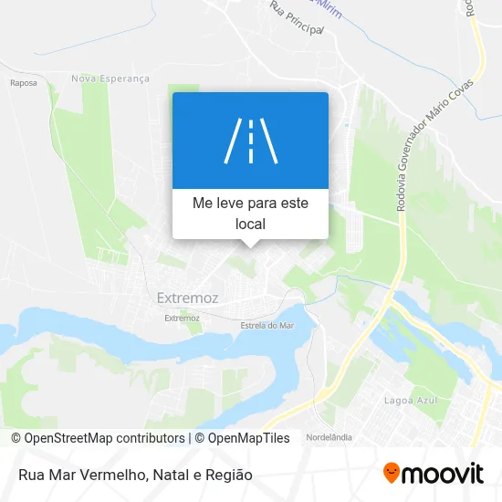 Rua Mar Vermelho mapa