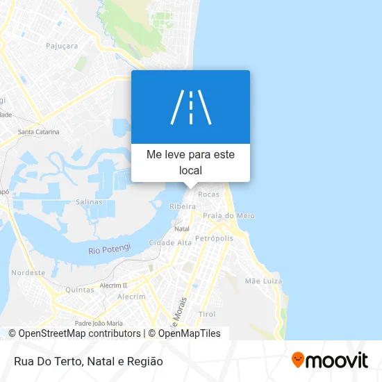 Rua Do Terto mapa