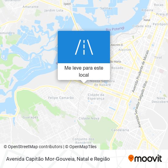 Avenida Capitão Mor-Gouveia mapa