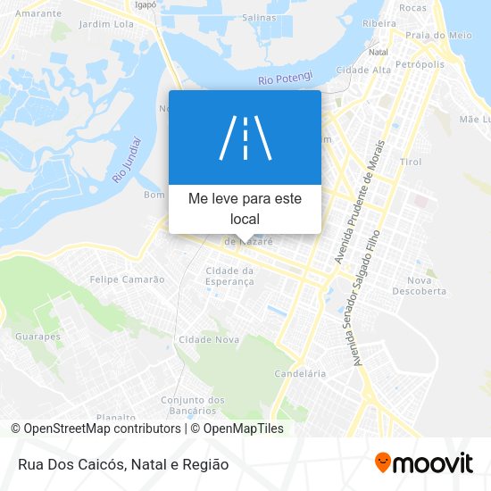 Rua Dos Caicós mapa