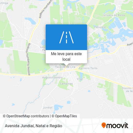 Avenida Jundiaí mapa